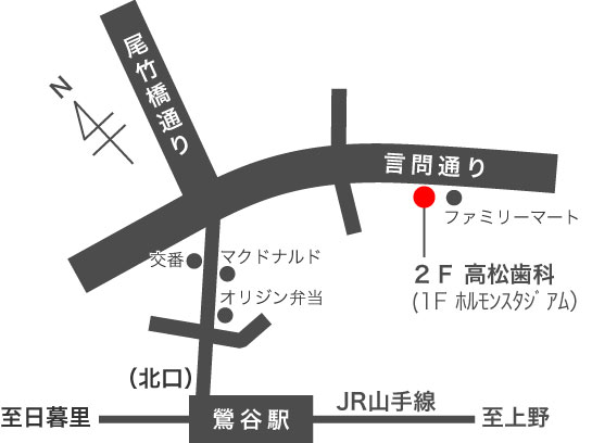 高松歯科医院 地図